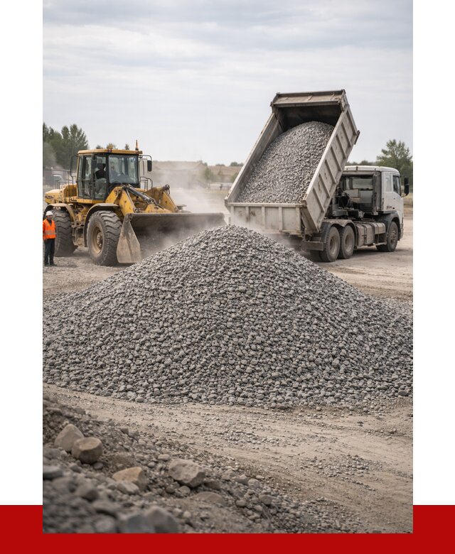 Купить щебень с доставкой в Саранске от 2634 руб. | ПРОНЕРУДСрн
