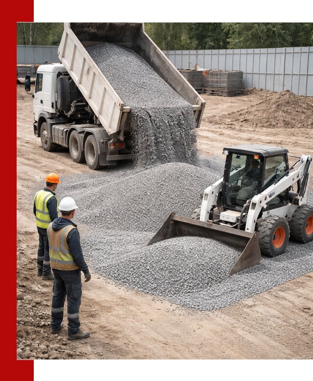 Доставка и продажа гранитного щебня фракции 0-5 в Саранске