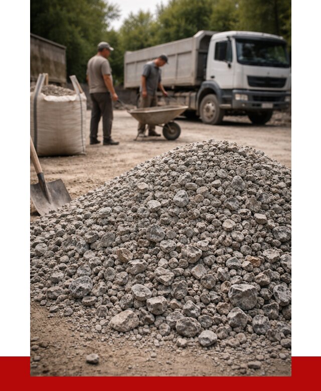 Гранитный щебень фракция 20-40 в Саранске от 3372 руб. ПРОНЕРУДСрн