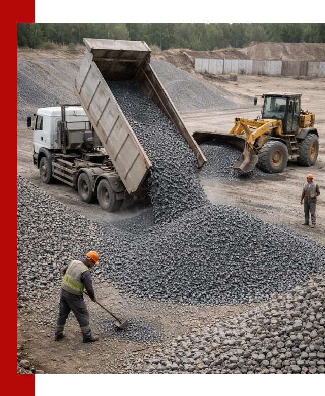 Щебень габбро-диабаз фр. 5-20 с доставкой в Саранске