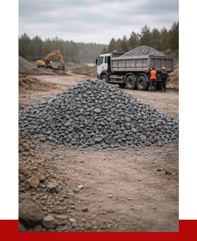 Щебень габбро диабаз фракция 40-70 в Саранске от 2318 р-ПРОНЕРУДСрн