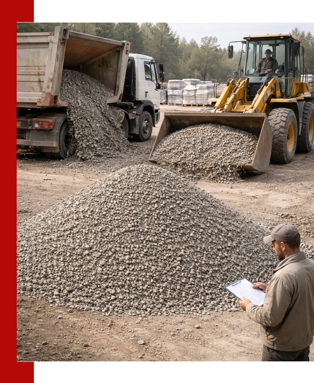 Гравийный щебень фракция 5–10 с доставкой в Саранске
