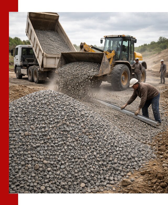 Гравийный щебень фракция 5-20 с доставкой в Саранске