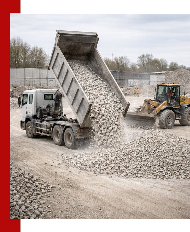 Доставка и продажа известнякового щебня в Саранске