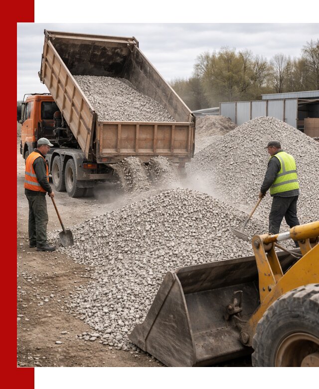 Доломитовый щебень фракции 5-20 с доставкой в Саранске