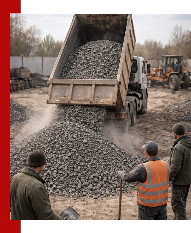 Доставка шлакового щебня в удобные сроки по выгодной цене в Саранске