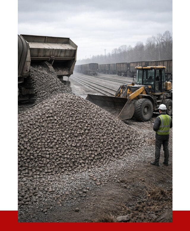 Купить железнодорожный щебень в Саранске от 2950 р. | ПРОНЕРУДСрн