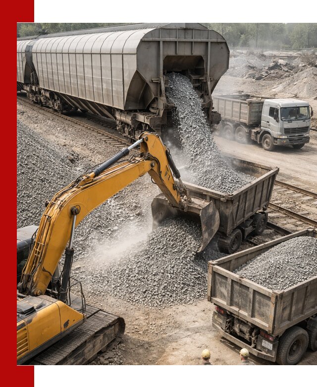 Доставка железнодорожного щебня в Саранске крупными партиями быстрого отгруза