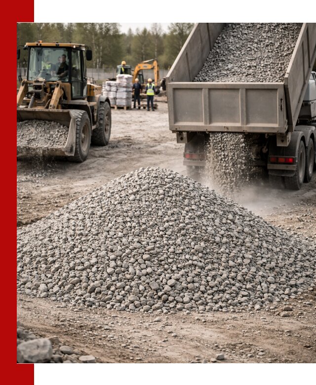 Вторичный щебень фракции 5-20 в Саранске — доставка и продажа крупнотоннажно