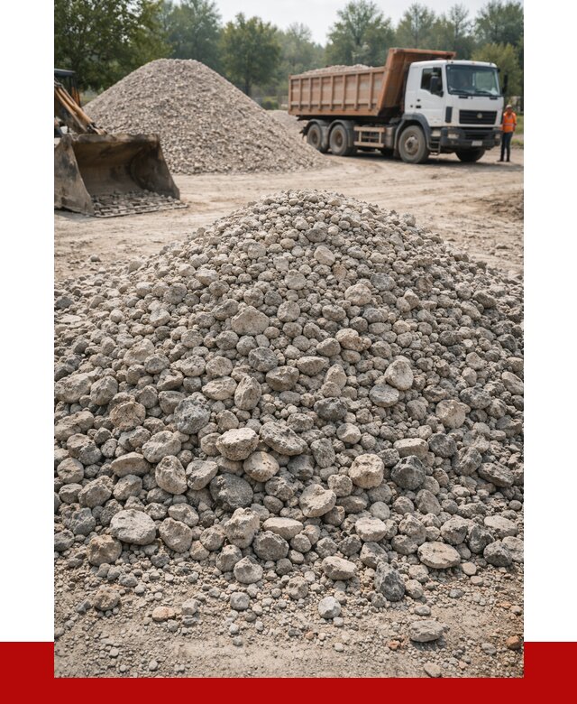 Вторичный щебень фракция 20-40 в Саранске от 2318 р ПРОНЕРУДСрн