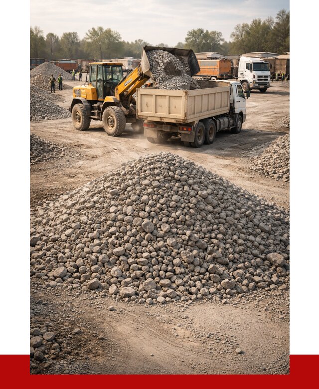 Вторичный щебень фракция 40-70 в Саранске от 1833 р, ПРОНЕРУДСрн