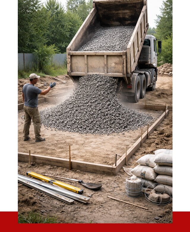 Купить щебень для фундамента в Саранске от 4741 р. | ПРОНЕРУДСрн