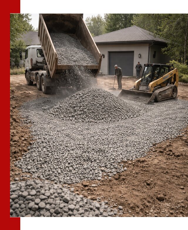 Щебень для парковки в Саранске: доставка и укладка качественного материала