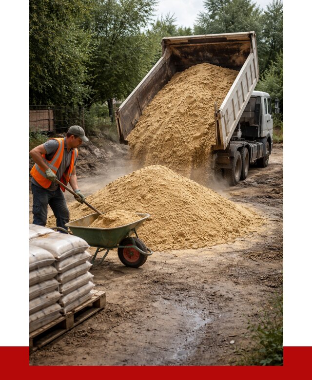 Купить песок с доставкой в Саранске от 1896 р. | ПРОНЕРУДСрн