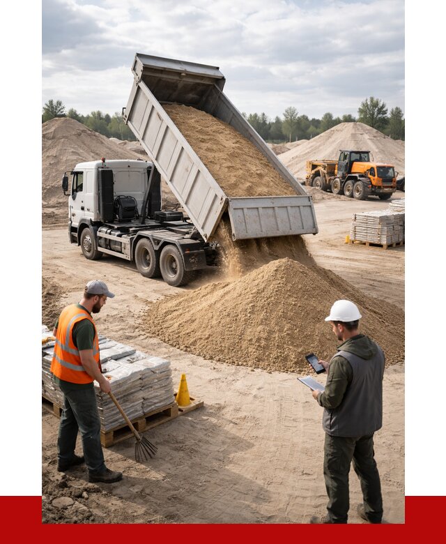 Карьерный песок с доставкой в Саранске от 3793 р. ПРОНЕРУДСрн