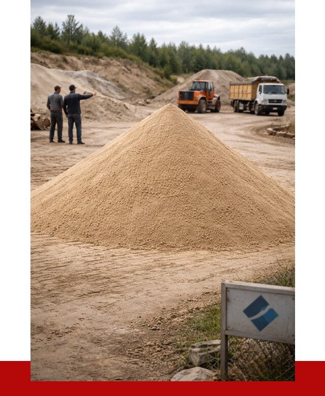 Карьерный песок навалом в Саранске от 1896 р. | ПРОНЕРУДСрн