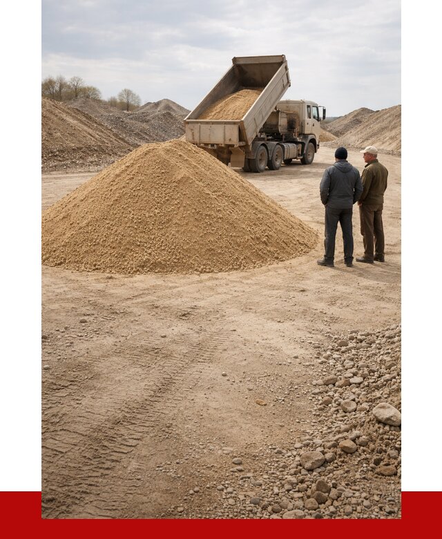 Карьерный песок крупнозернистый в Саранске от 8956 р | ПРОНЕРУДСрн