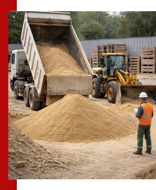 Доставка карьерного мелкозернистого песка в Саранске