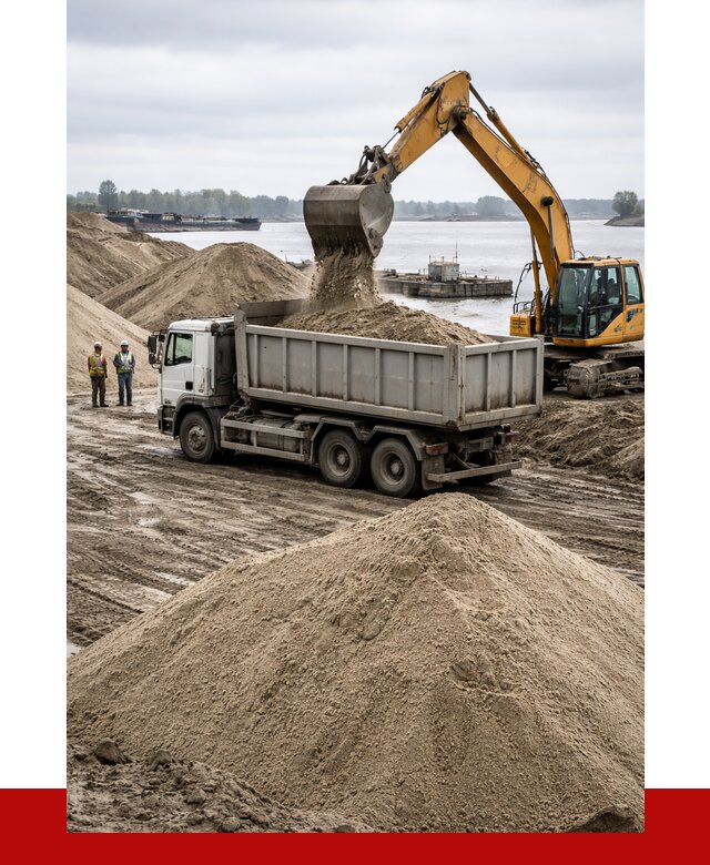 Купить речной песок навалом в Саранске от 1896 р., ПРОНЕРУДСрн