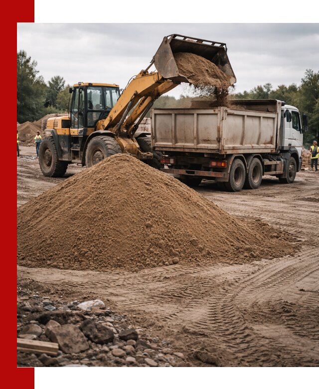 Доставка речного песка навалом в Саранске быстро и выгодно