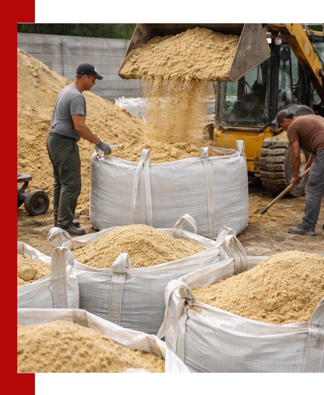 Поставка качественного песка для кладки в Саранске