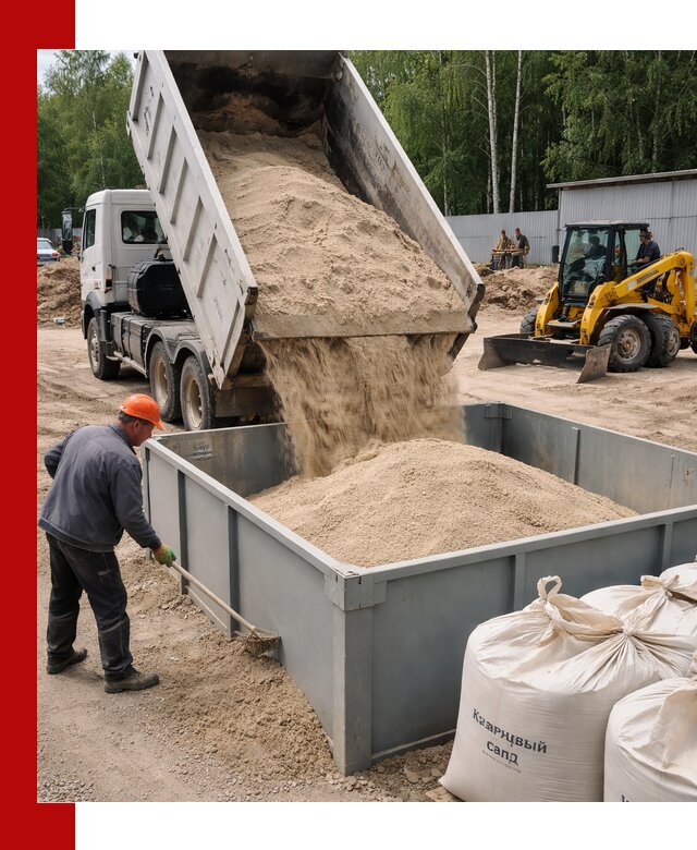 Кварцевый песок для фильтра в Саранске — доставка и качество