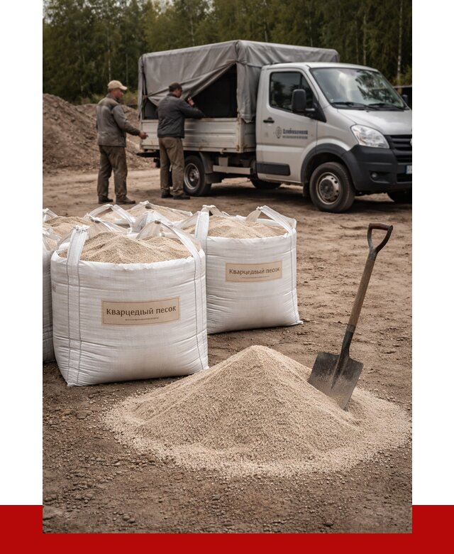 Кварцевый песок для пескоструя в Саранске от 4741 р. | ПРОНЕРУДСрн