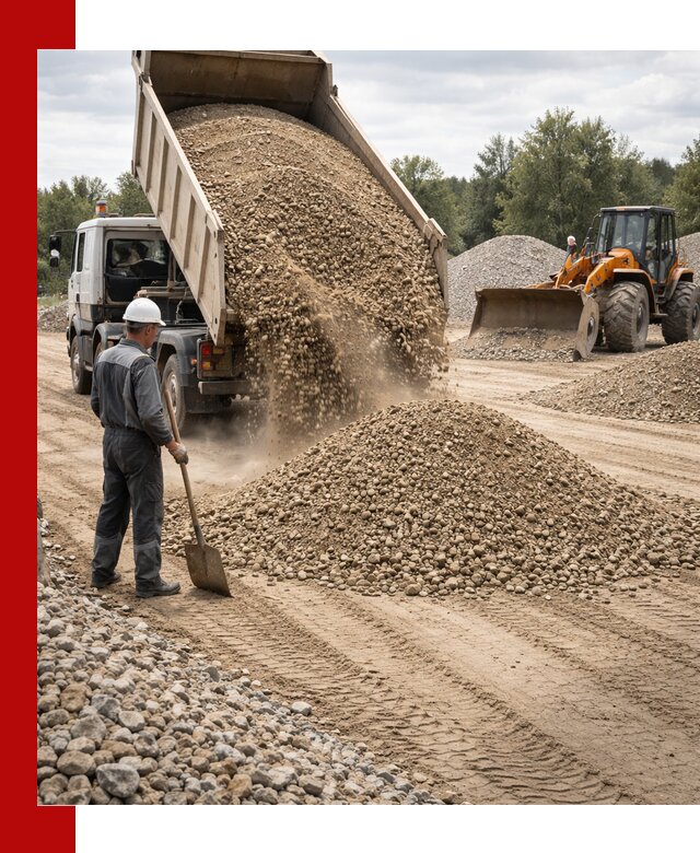 Доставка щпс С3 в Саранске самосвалами и бортовыми грузовиками