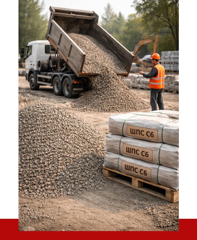 ЩПС С6 в Саранске с доставкой от 2318 р. за куб | ПРОНЕРУДСрн