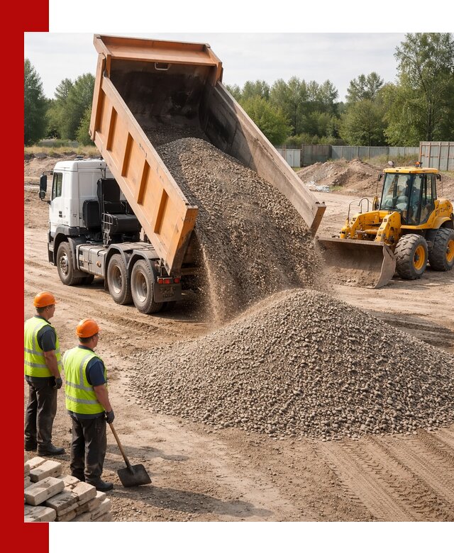 Доставка щебёночно-песчаной смеси ЩПС С7 в Саранске