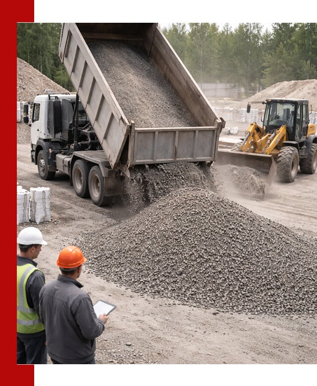 Доставка и продажа гранитного отсева 0-10 в Саранске