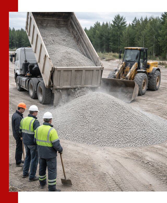 Известняковый отсев 0-5 доставка в Саранске быстро и выгодно