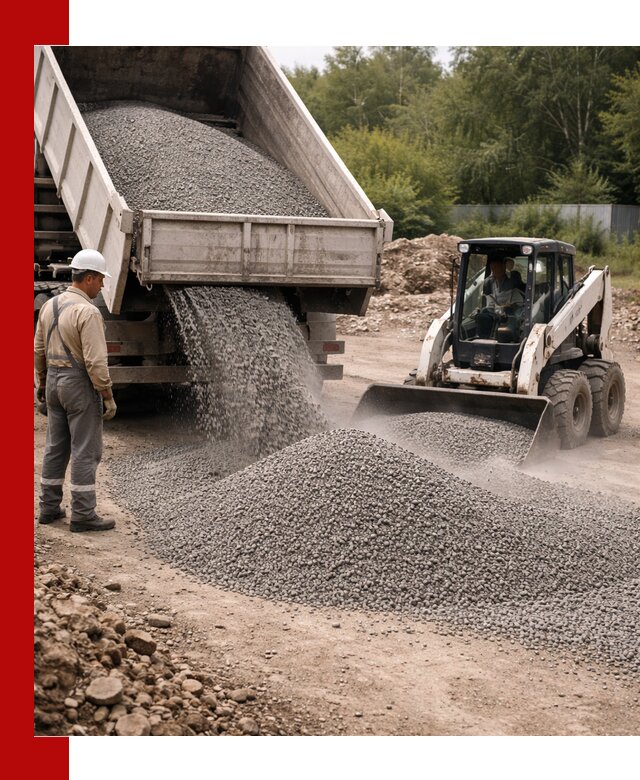 Доставка гравийного отсева 0-5 в Саранске оптом и в розницу