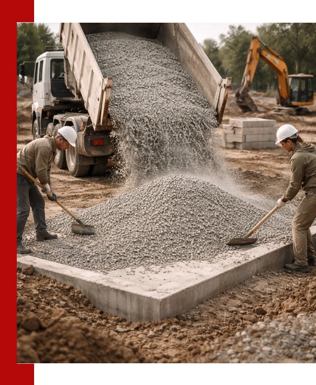 Доставка и продажа отсева для бетона в Саранске