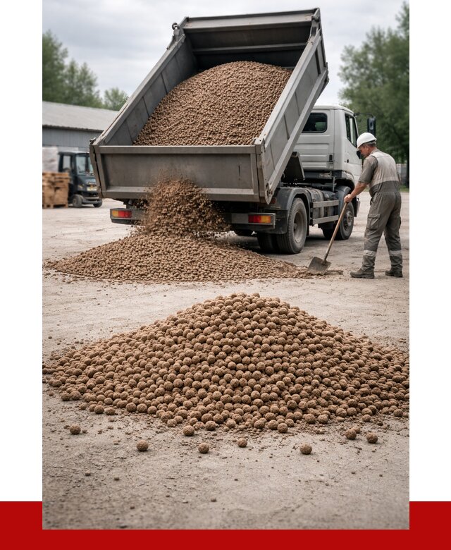 Керамзит с доставкой в Саранске от 4425 р. за м3 | ПРОНЕРУДСрн