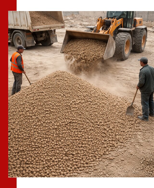 Керамзит фракция 10-20 с доставкой в Саранске