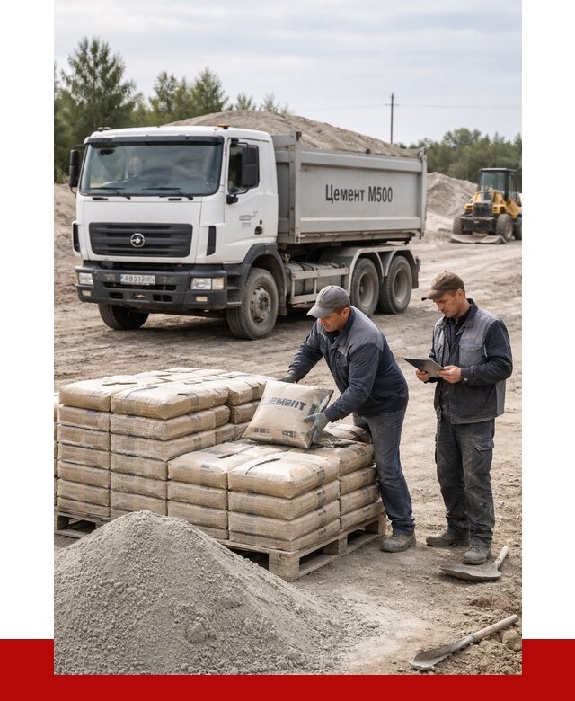 Купить цемент м500 с доставкой в Саранске от 5479 р. | ПРОНЕРУДСрн