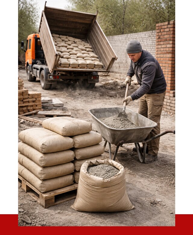 Купить сухую смесь для кладки в Саранске от 1264 р. | ПРОНЕРУДСрн