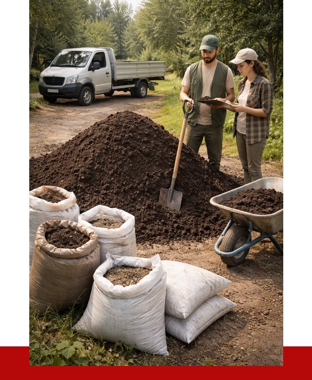 Купить грунт с доставкой в Саранске от 4741 р. за м3 | ПРОНЕРУДСрн