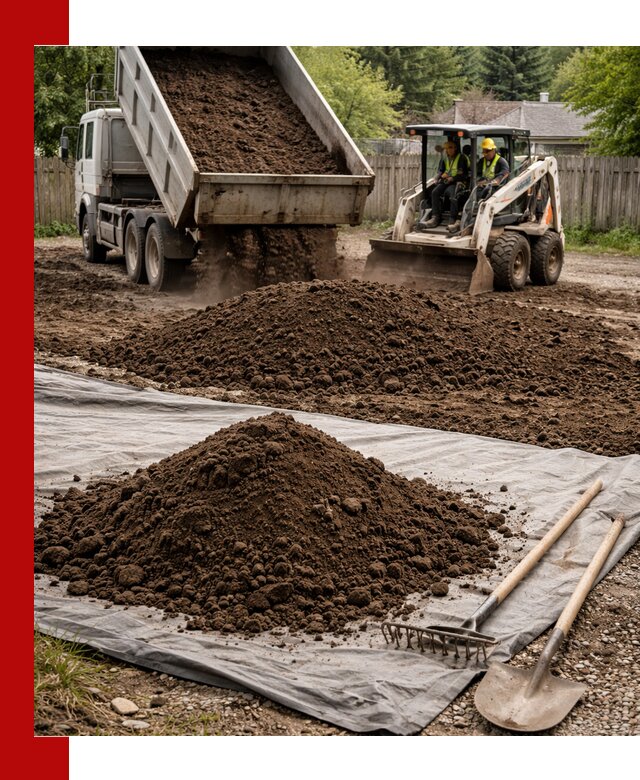 Грунт для отсыпки участка с доставкой в Саранске