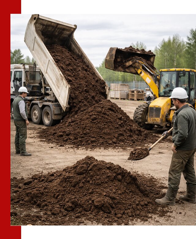 Доставка торфа оптом и в мешках в Саранске