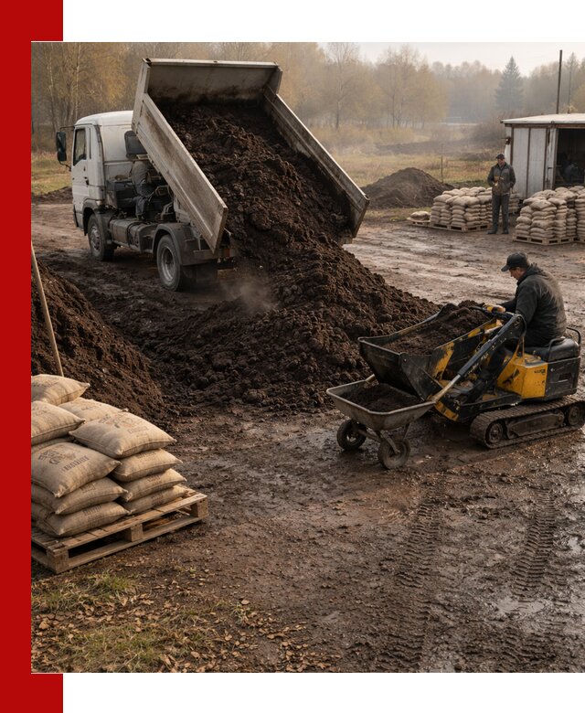 Кислый торф в доставке по выгодным ценам в Саранске