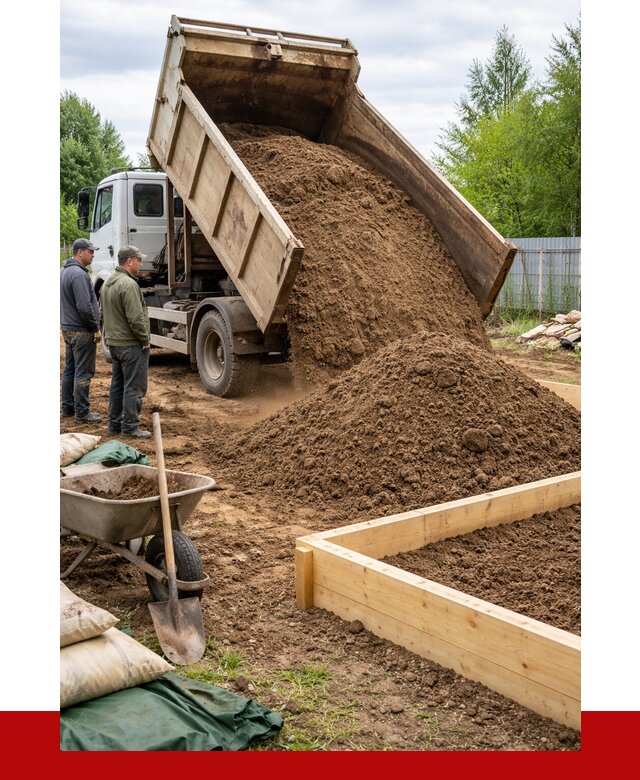 Торфо песчаная смесь в Саранске с доставкой от 1949 р. | ПРОНЕРУДСрн