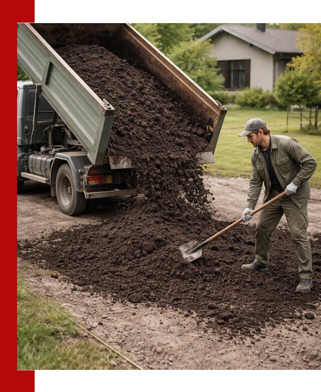 Чернозем для газона с доставкой в Саранске быстро и качественно