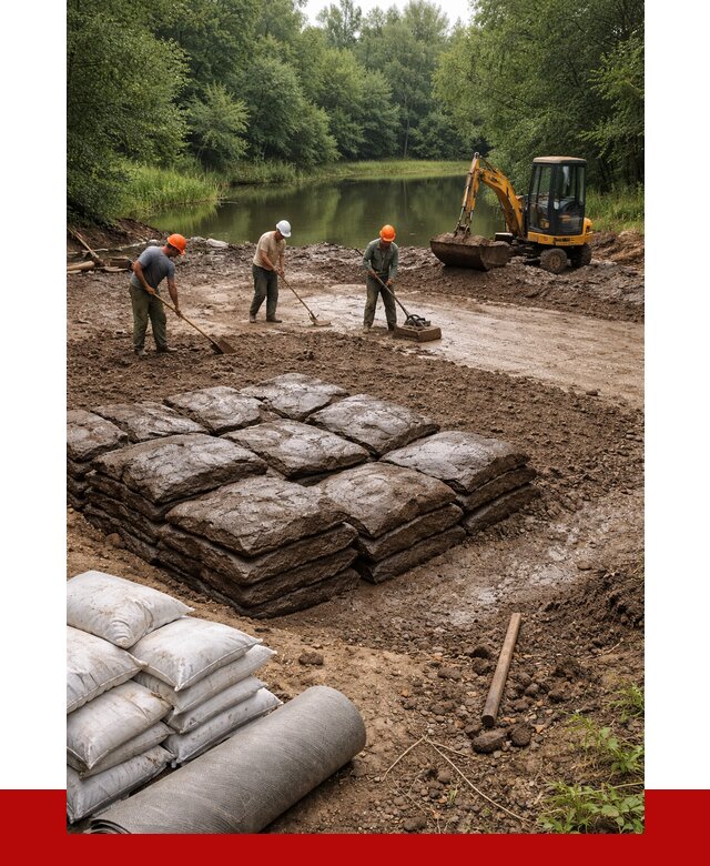 Купить глину для пруда в Саранске от 4741 р. с доставкой | ПРОНЕРУДСрн