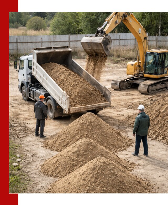 Доставка супеси вагонными и автопартиями в Саранске