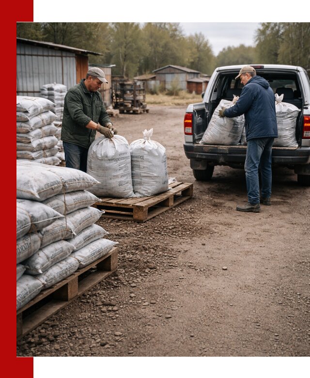 Купить конский навоз в мешках с доставкой в Саранске