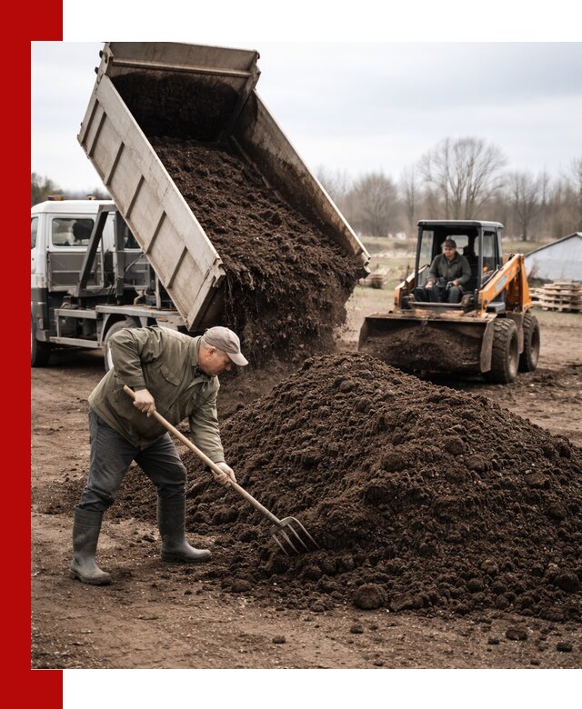 Доставка и продажа перегноя в Саранске быстро и дешево
