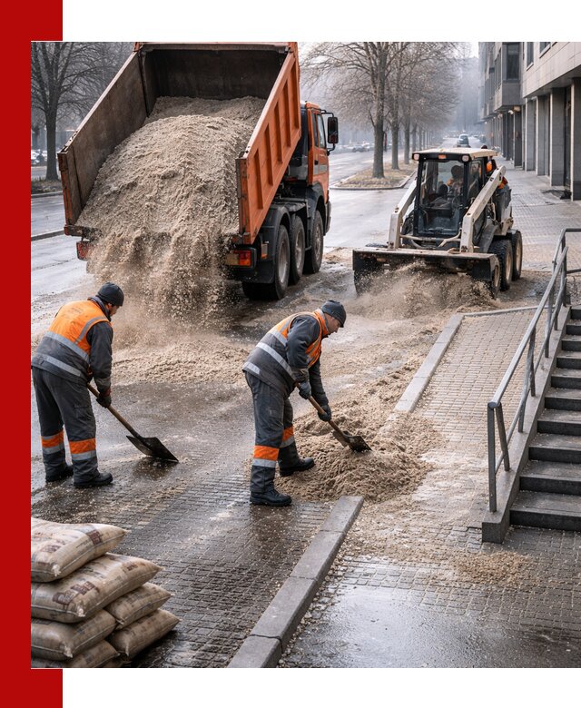 Поставка противогололедных материалов в Саранске