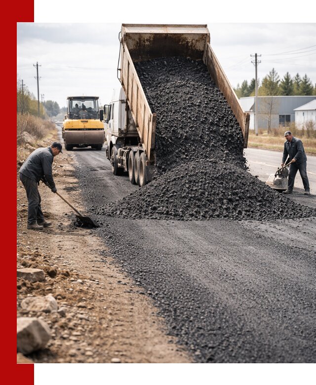 Асфальтовая крошка для дорог в Саранске — поставка и доставка